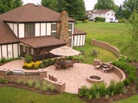 Hardscape and Architecture, patios, decks, walkways, walls, driveways, fire pits, arabors, water features